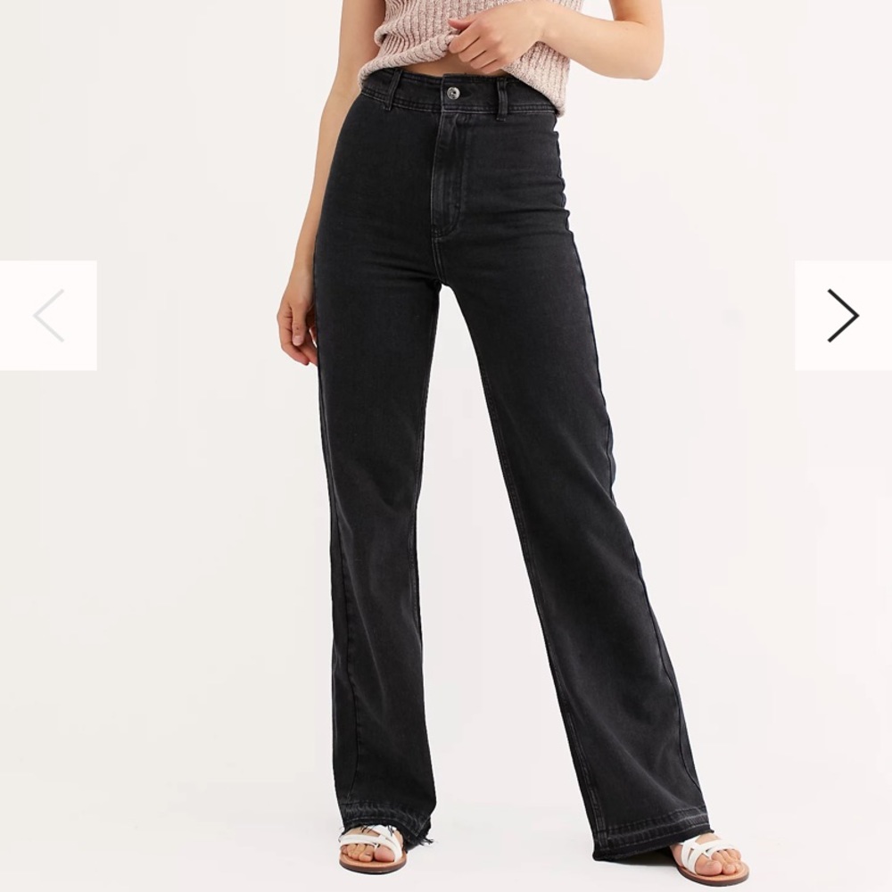 Free People We the Free Mindy Rigid Flare Jeans